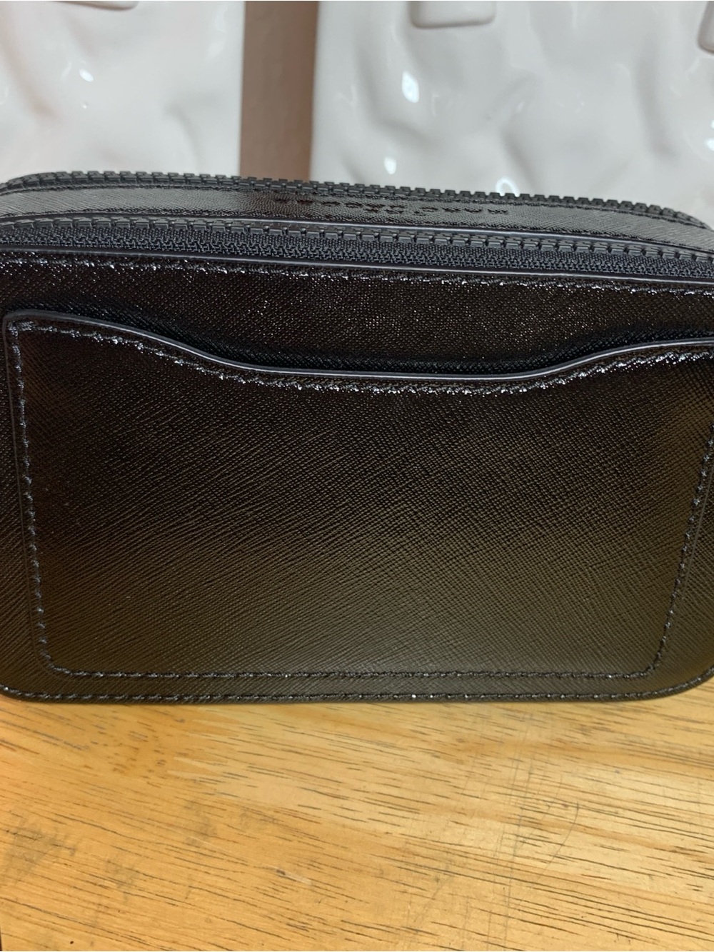 Marc Jacobs Black Saffiano Leather Double-J Crossbody Camera Bag - Picture 5 of 17